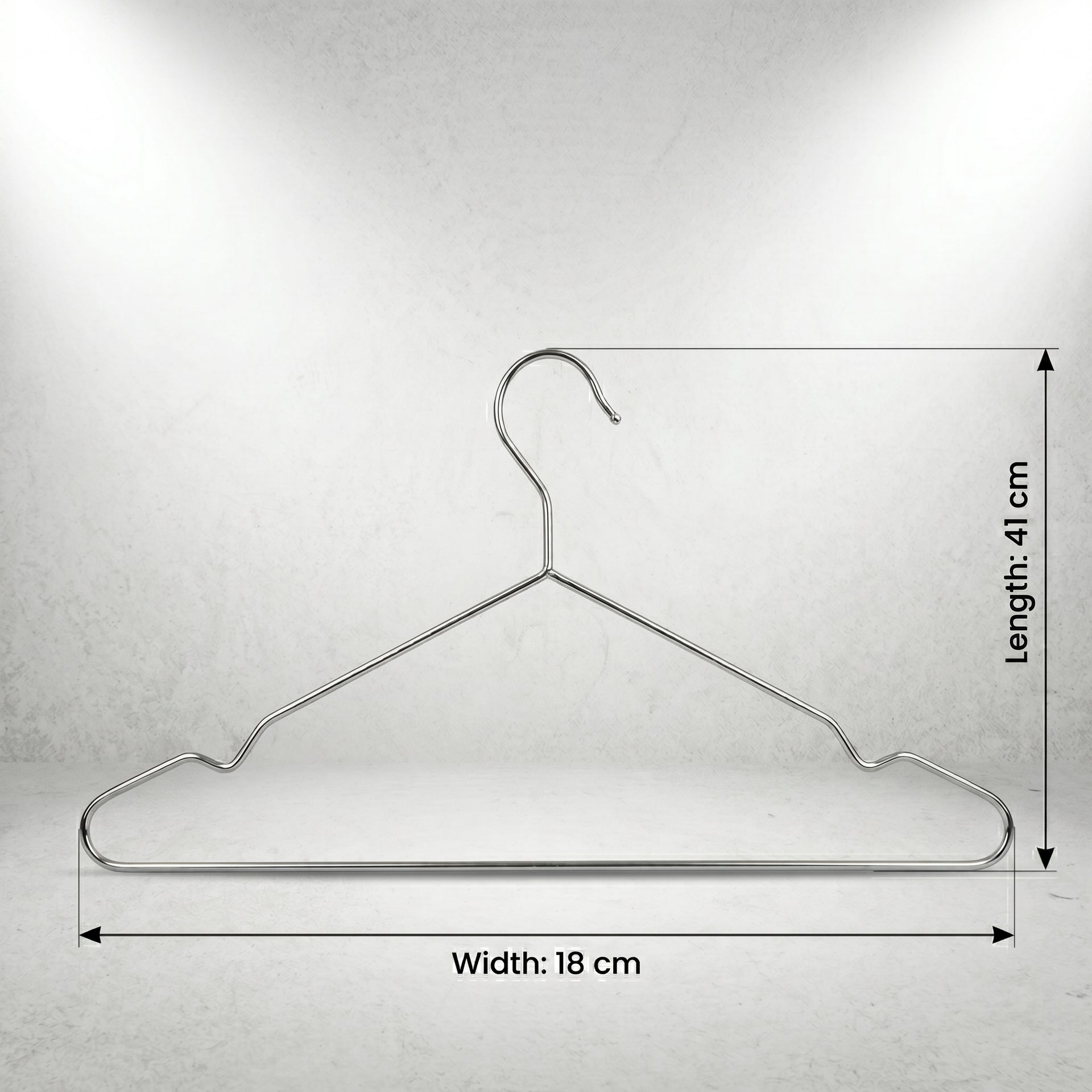 Metal Cloth Hanger Set Of 10 By Zodiya