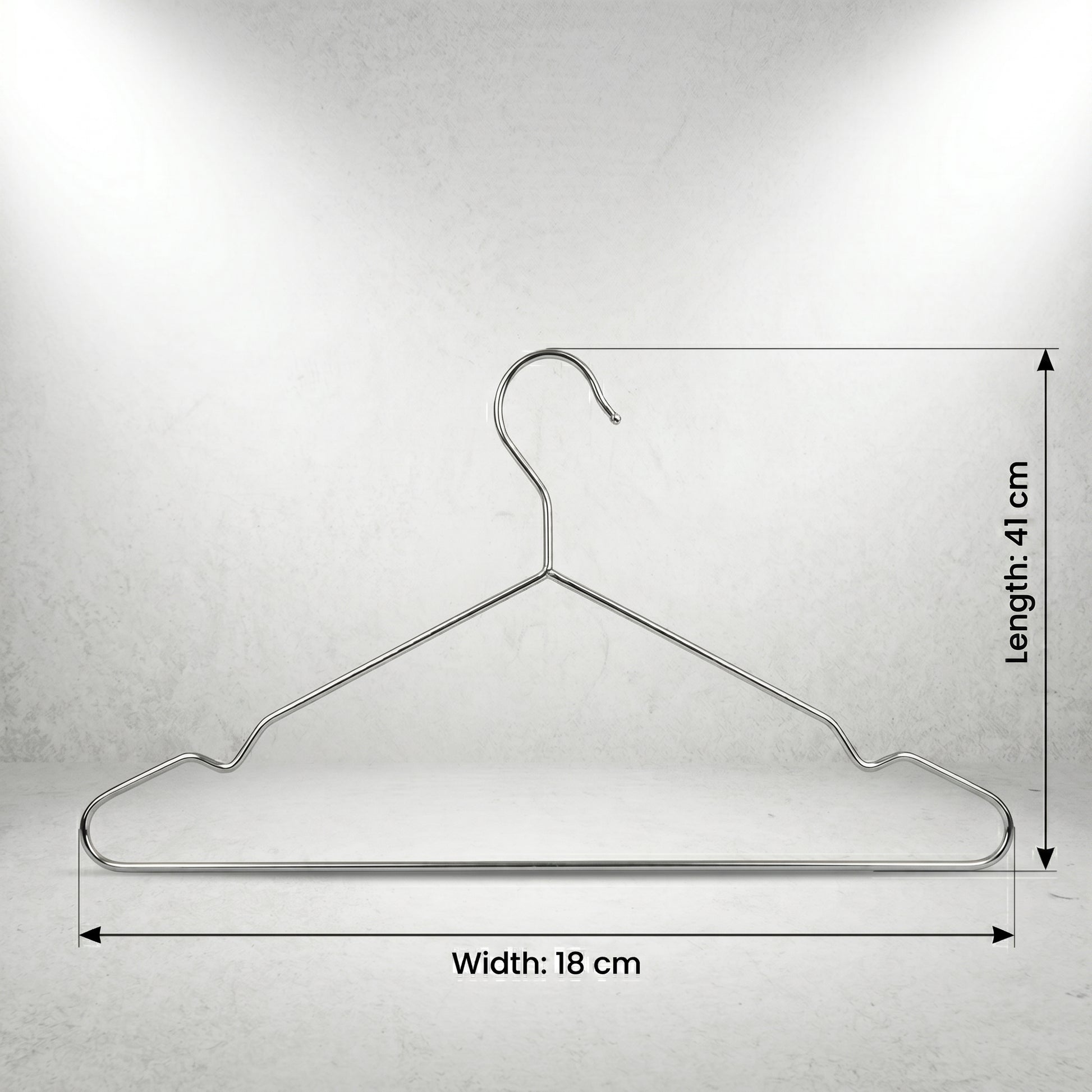 Metal Cloth Hanger Set Of 10 By Zodiya-2