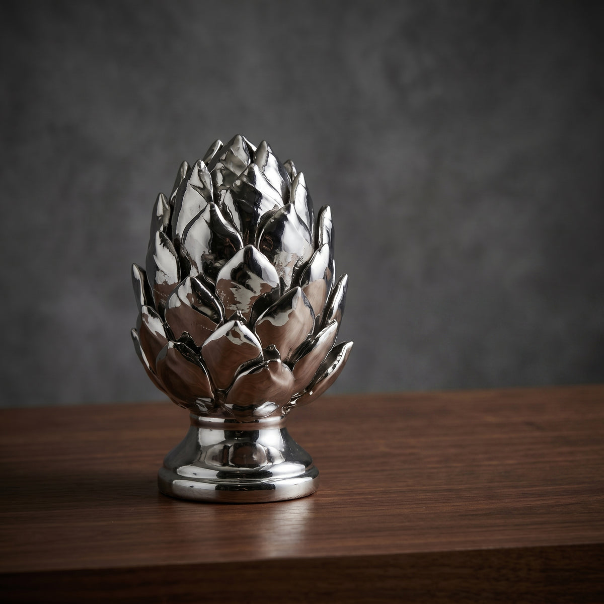 Silver Decor Vase by Zodiya