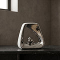 Small Silver and White Ceramic Decor by Zodiya
