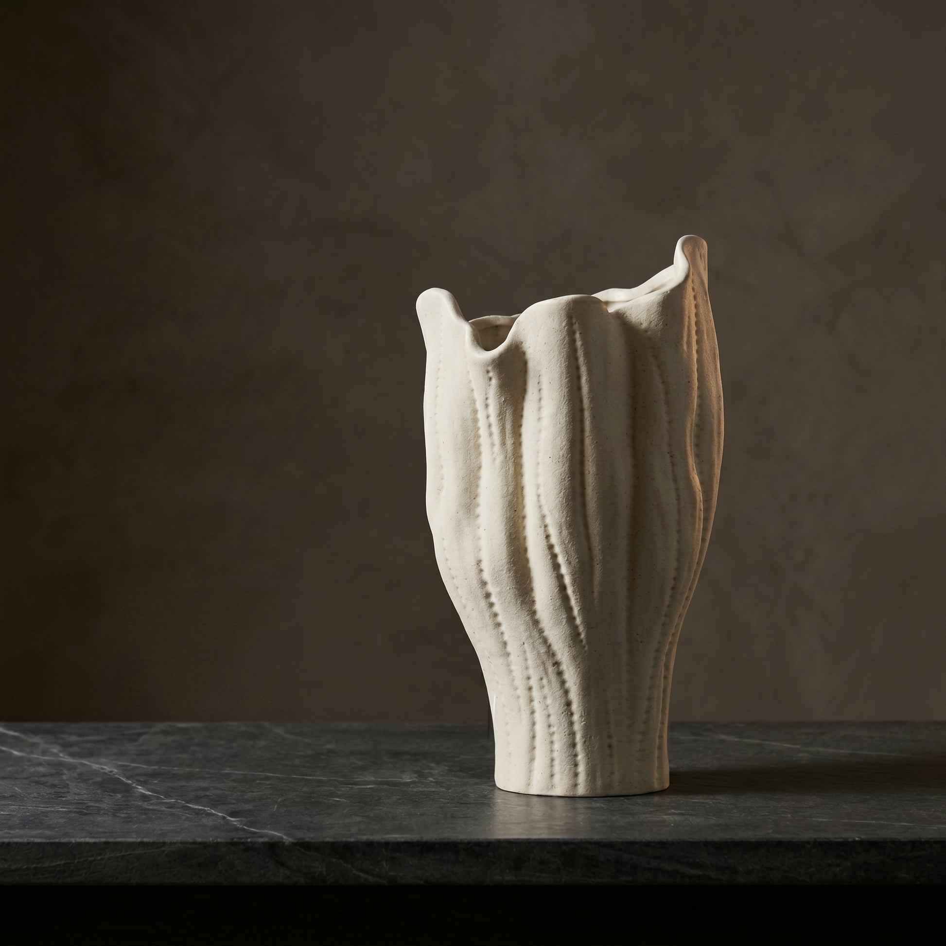 Ceramic Vase with Texture Design by Zodiya-1
