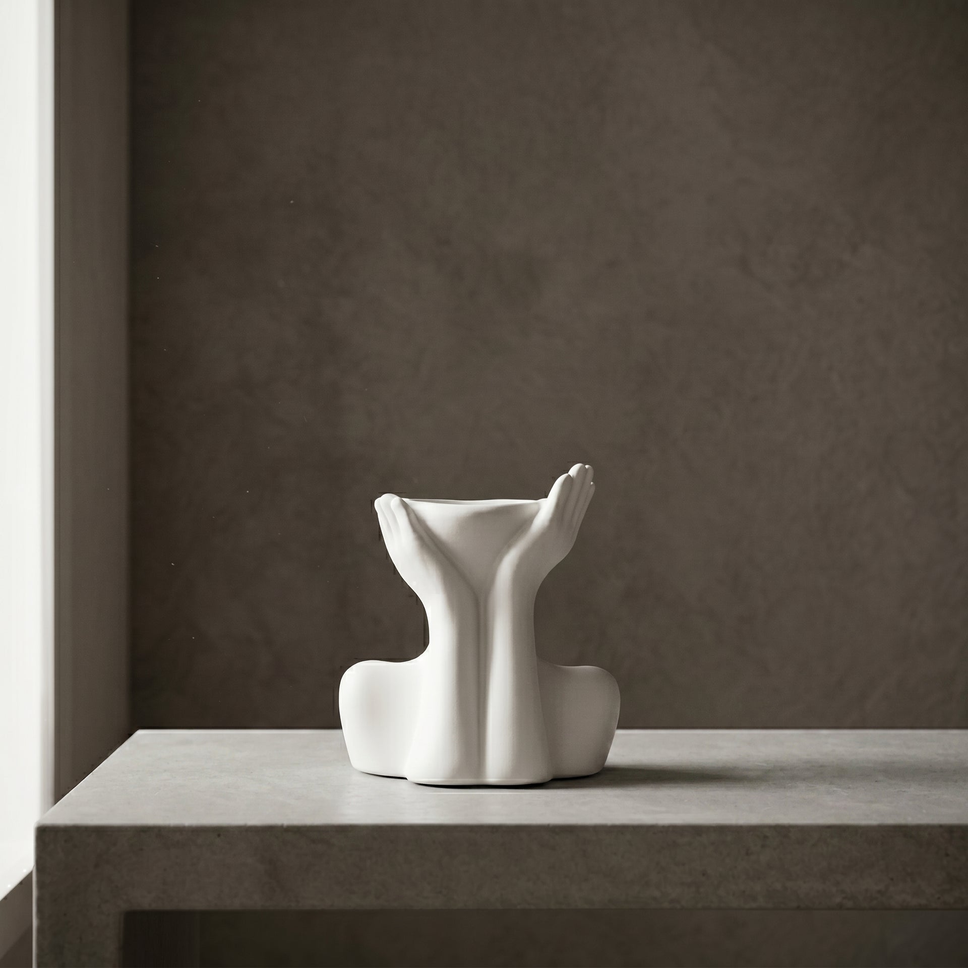 Ceramic Hand Sculpture by Zodiya