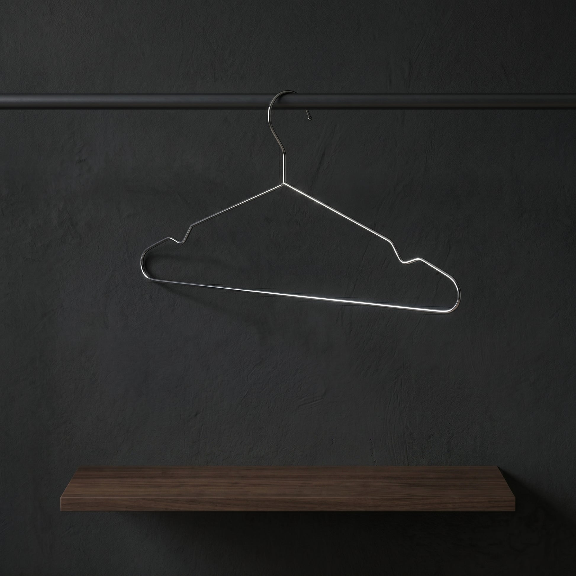 Metal Cloth Hanger Set Of 10 By Zodiya-1