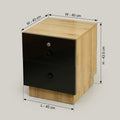 Zayn Engineered Wood Queen Bed with Storage and Side Table by Zodiya
