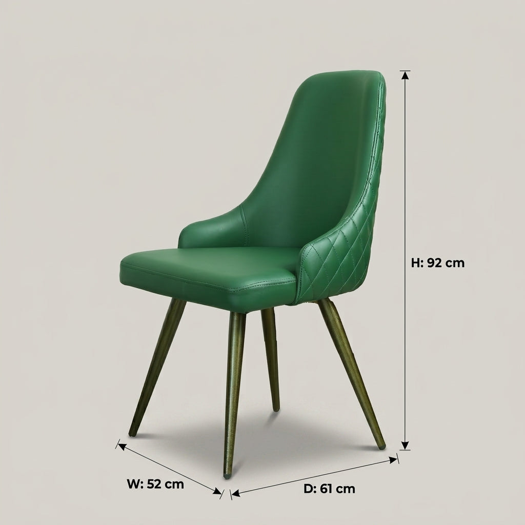 Armless Cushion Dining Chair By Zodiya