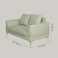 Off White 2 Seater Sofa by Zodiya