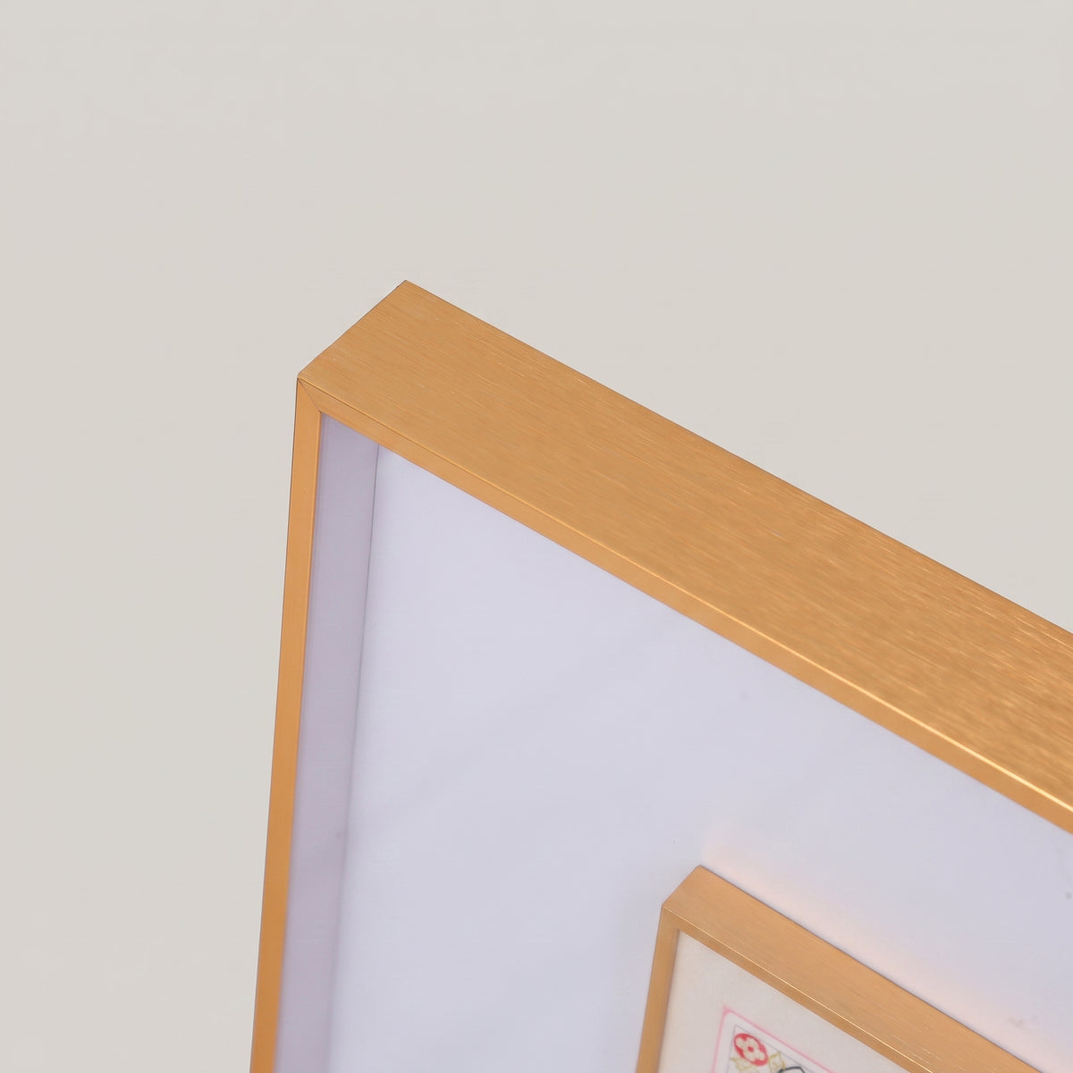 White and Red Wall Frame by Zodiya