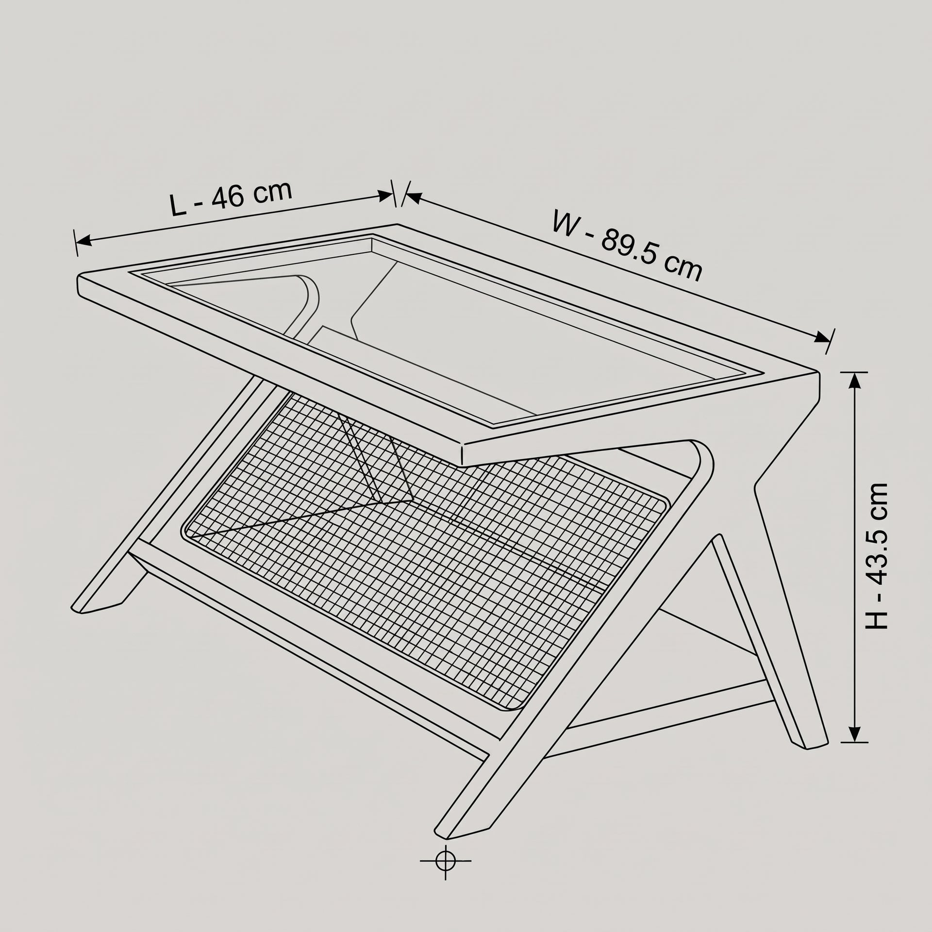 Glasstop Coffee Table By Zodiya