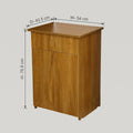 Wooden Storage Cabinet with Drawer & Doors by Zodiya