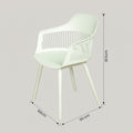 Horch White Plastic Arm Chair by Zodiya