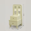 Ivory Arched Dressing Table with 2 Drawers by Zodiya