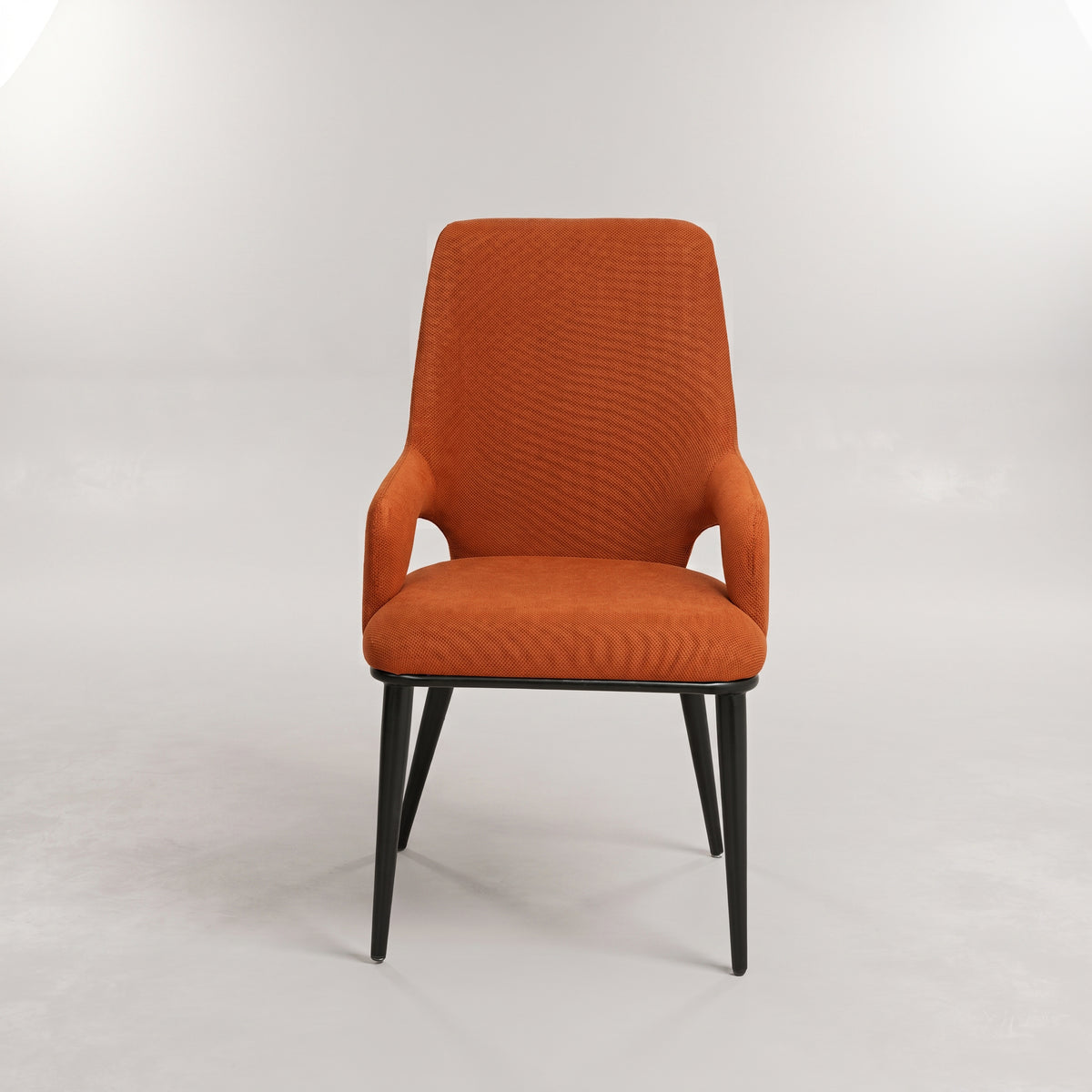 Burnt Orange Dining Arm Chair by Zodiya
