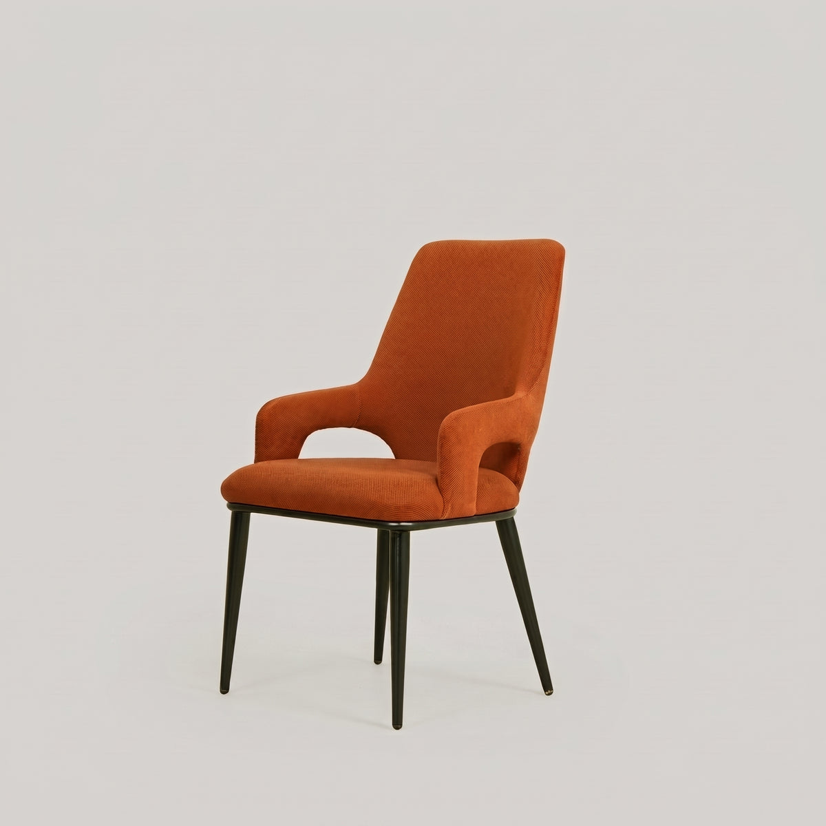 Burnt Orange Dining Arm Chair by Zodiya