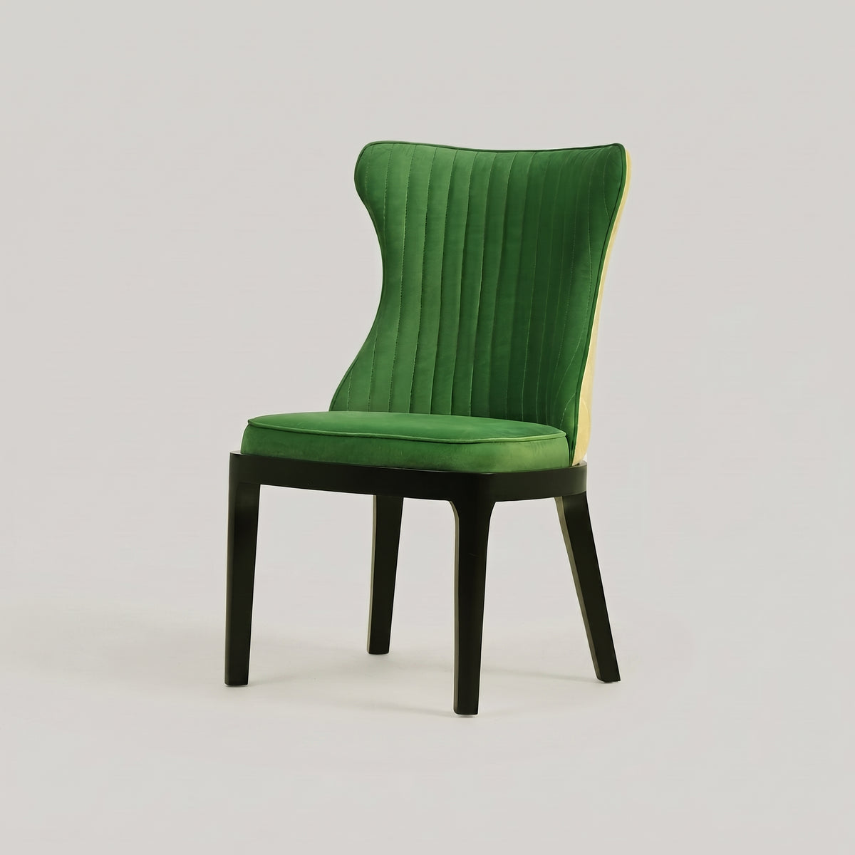 Green Velvet Dining Chair By Zodiya