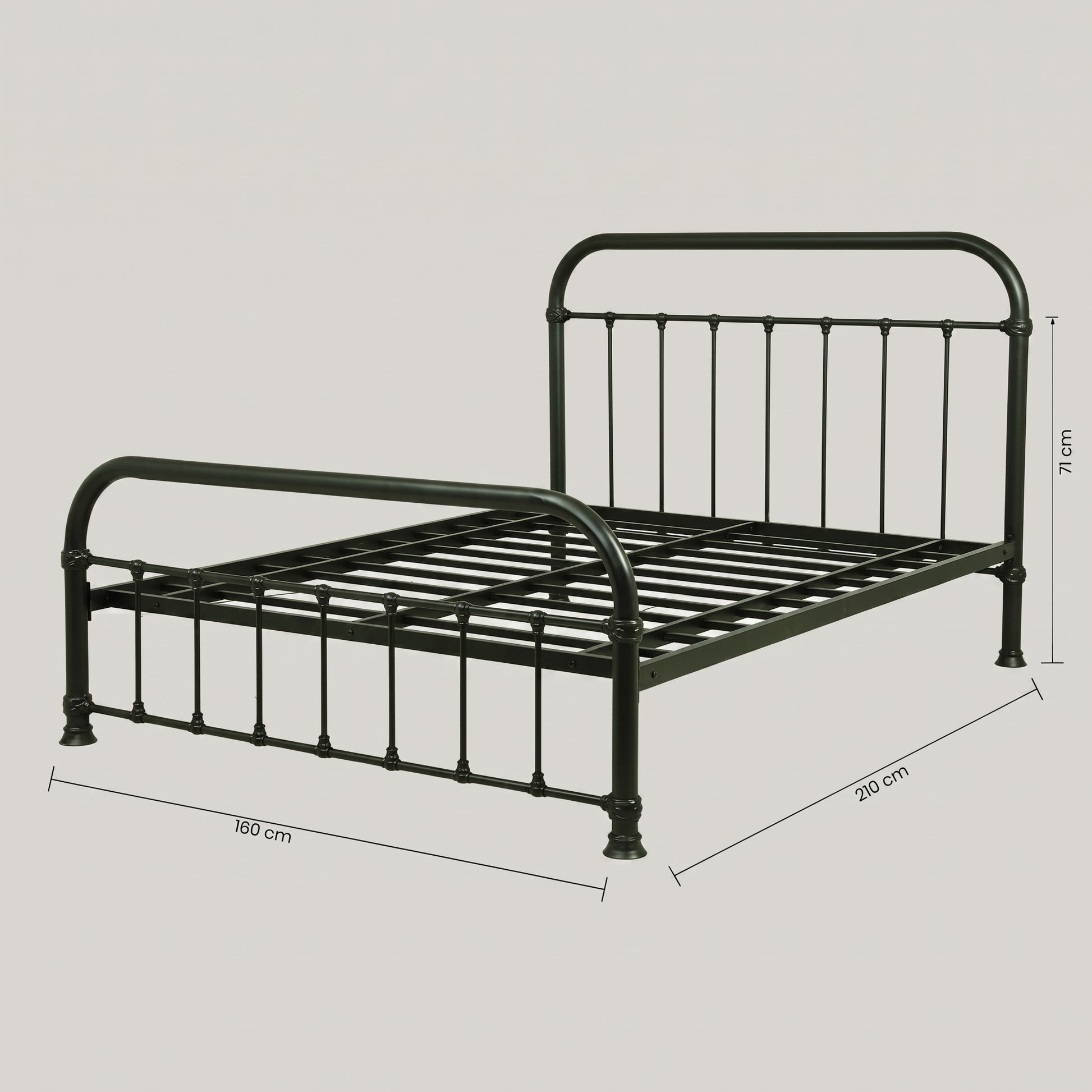 Norway Metallic King Size Bed by Zodiya-2