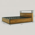 Poise Metal King Size Bed by Zodiya