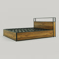 Poise Metal King Size Bed by Zodiya
