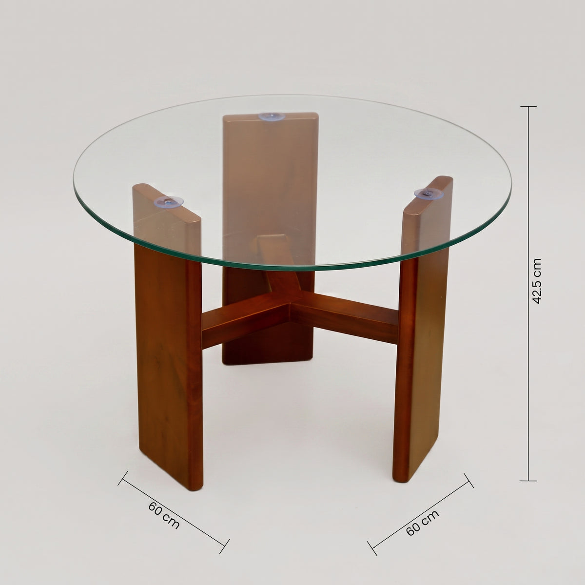 Valcero Glasstop Wooden Coffee Table By Zodiya