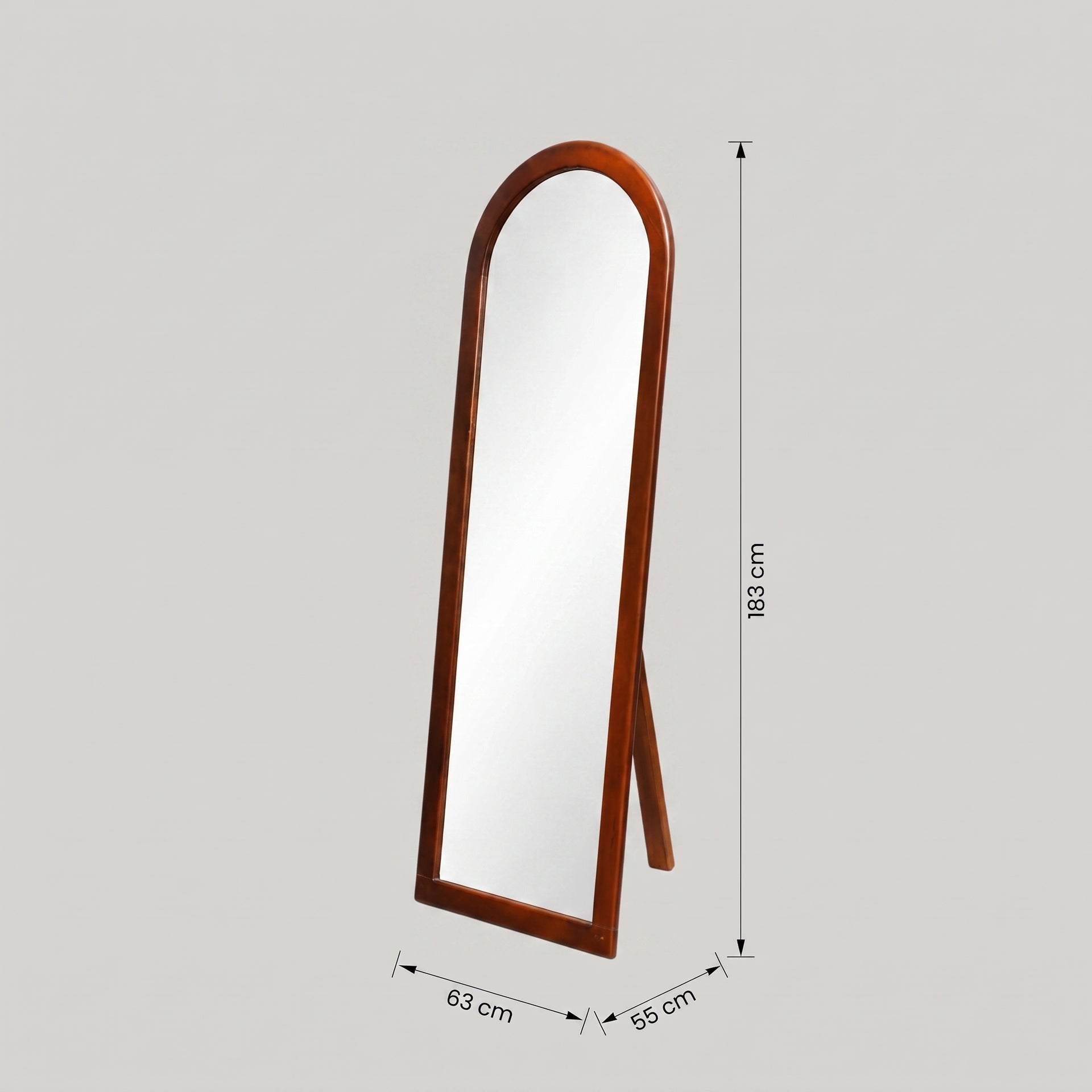 Xandora Wooden Standing Mirror by Zodiya