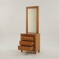 Lunexis Engineered Wood Dressing Table with 3 Drawers by Zodiya