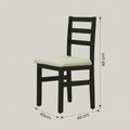 Beige Cushioned Engineered Wood Dining Chair by Zodiya
