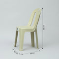 Beige Plastic Chair by Zodiya