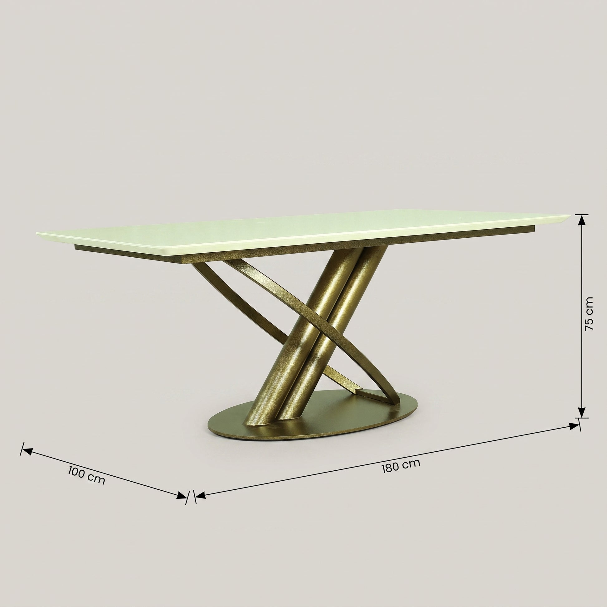 Rectangular Marble 6 Seater Dining Table by Zodiya-2