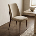 Beige Velvet Dining Chair by Zodiya