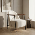 Cream Accent Chair by Zodiya