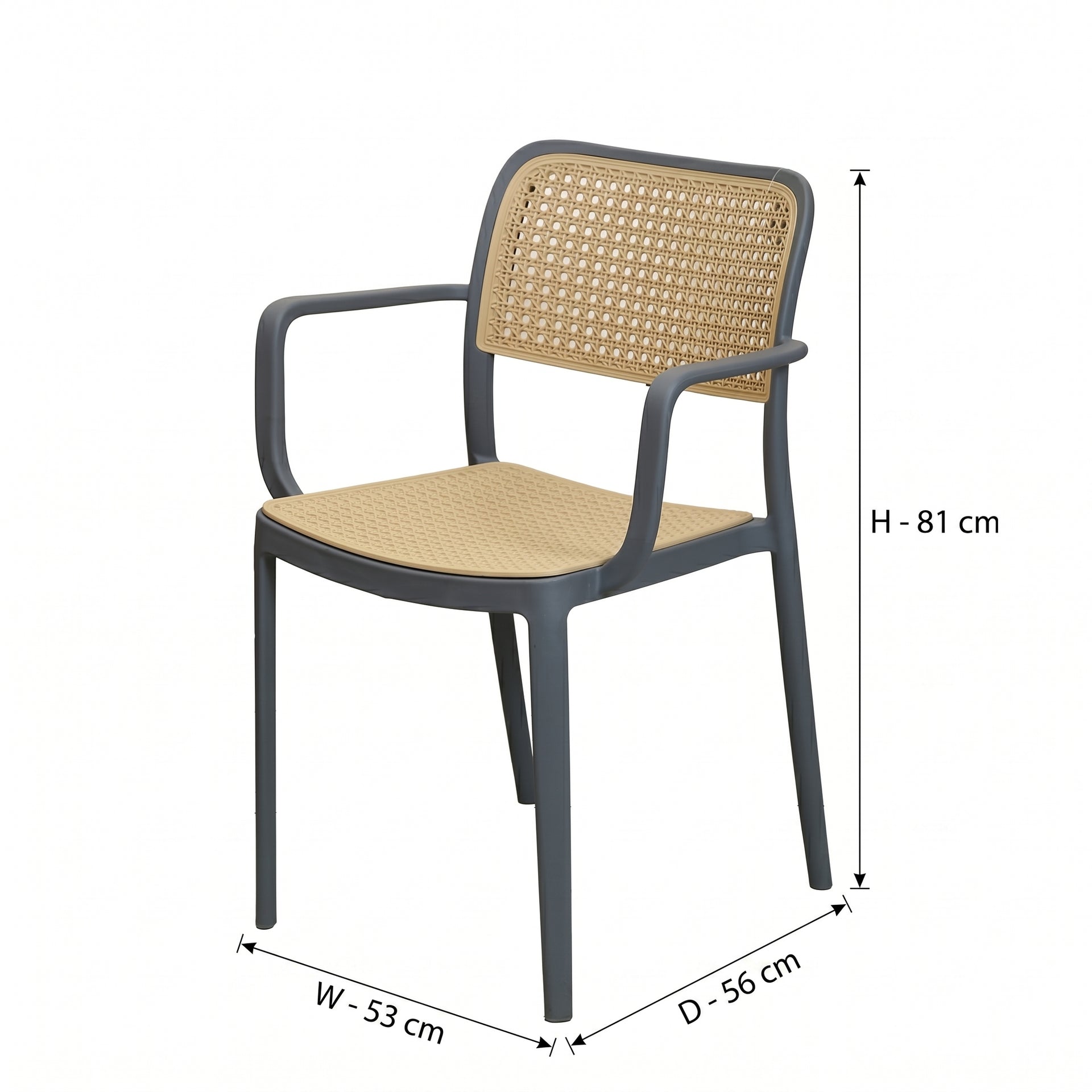 Bravo XR Plastic Black Chair by Zodiya