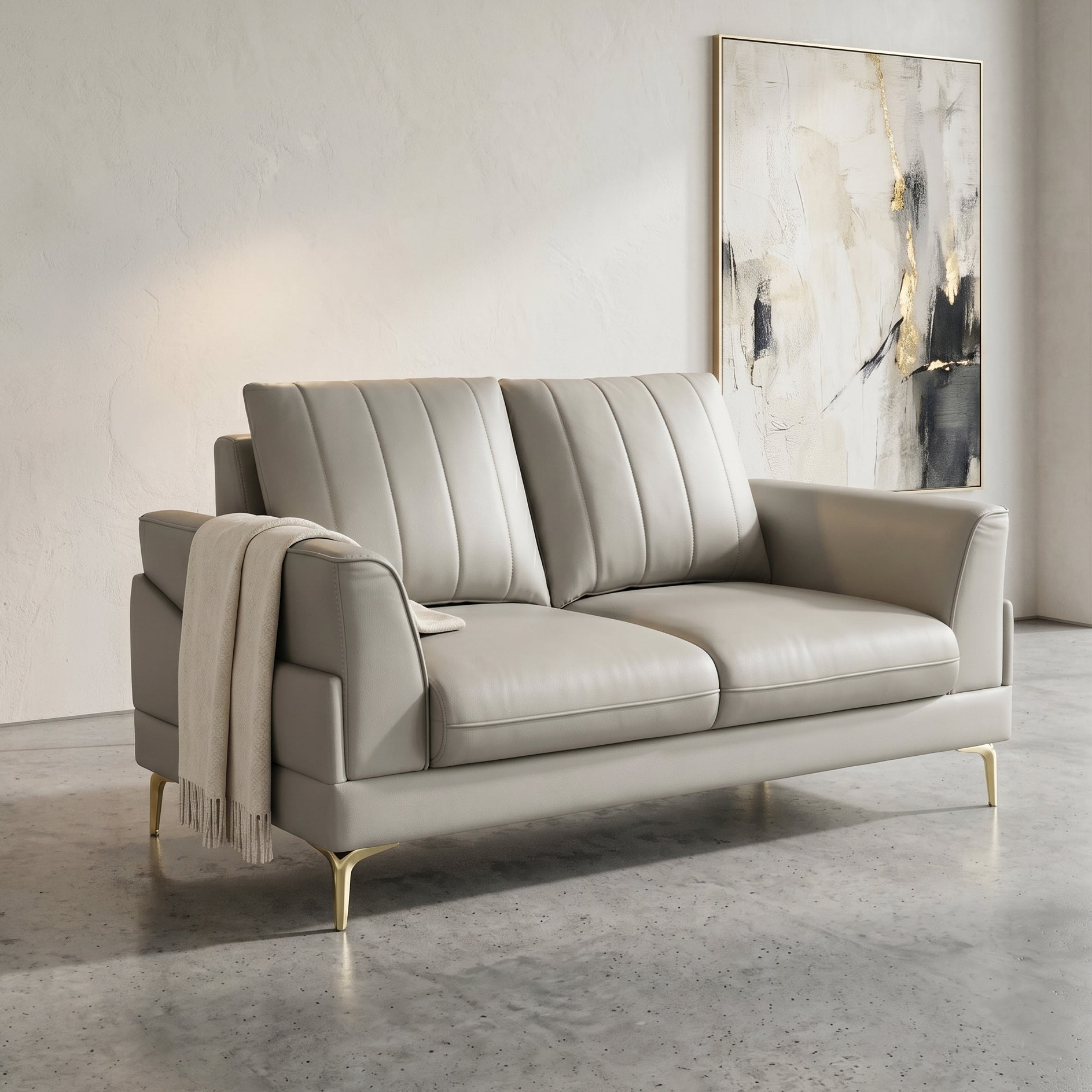 ZDY-DCR-Access-AKAB ALPINE LEATHER NO.4/TAN Sofa 2 Seater-1
