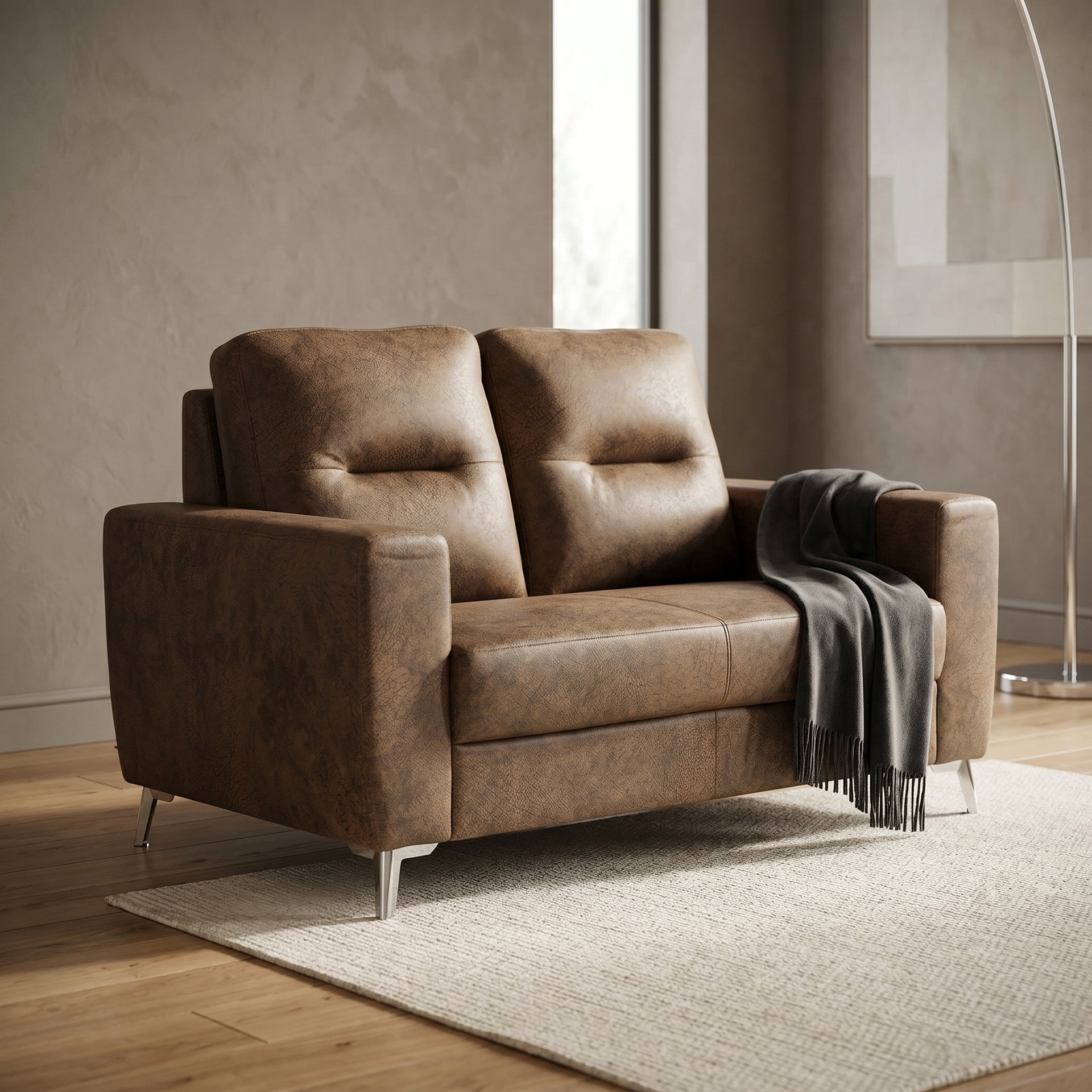 Vive Fabric 2 Seater Sofa by Zodiya
