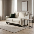 Apholine White 2 Seater Sofa by Zodiya