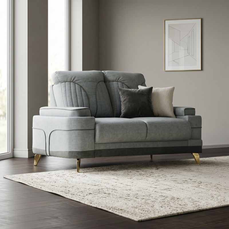 ZDY-MS-Milan sofa 3 Seater Omega grey-17561-3