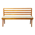 Wooden Bench with Cushion by Zodiya