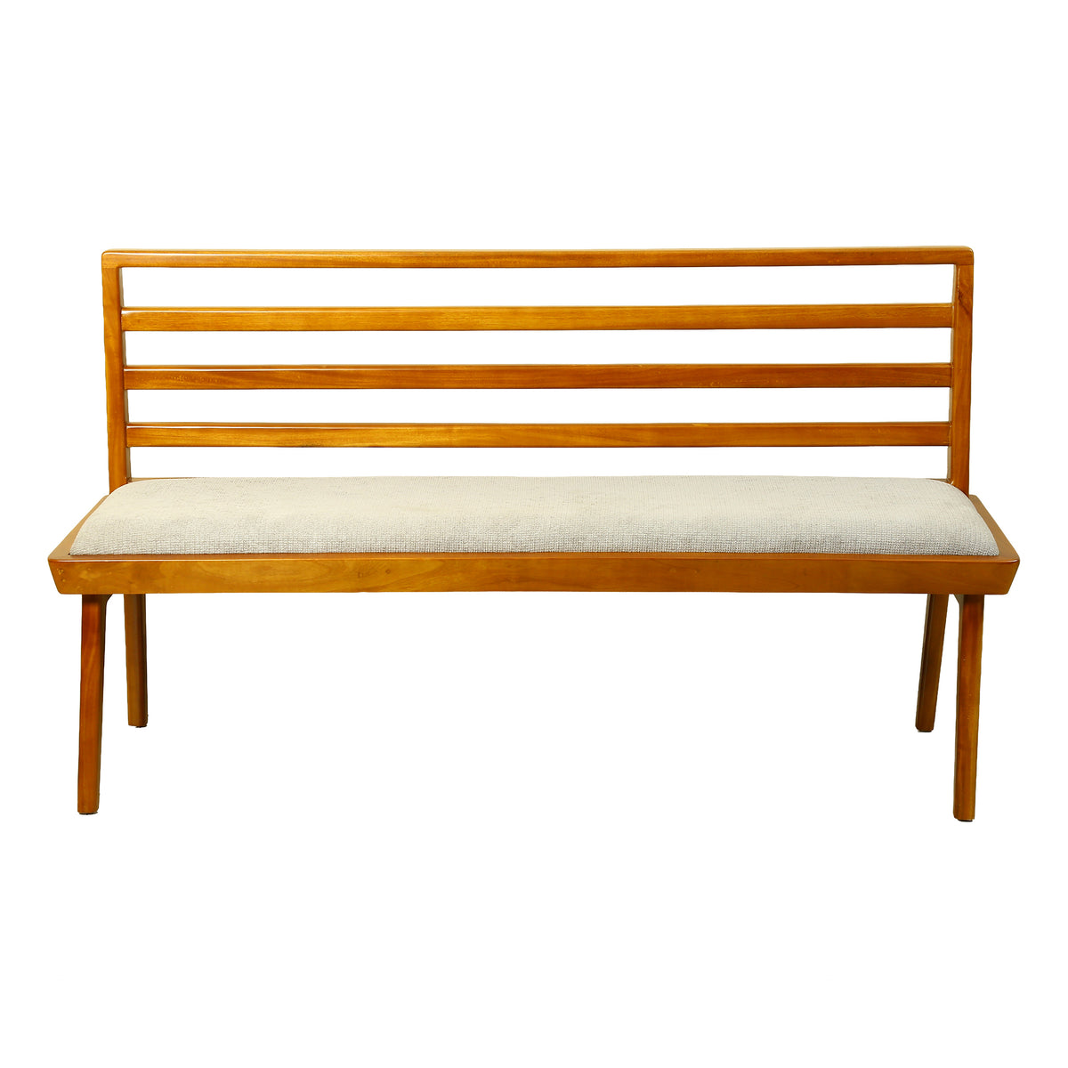 Wooden Bench with Cushion by Zodiya