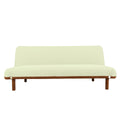 Corrina Off-white Fabric Sofa Cum Bed by Zodiya