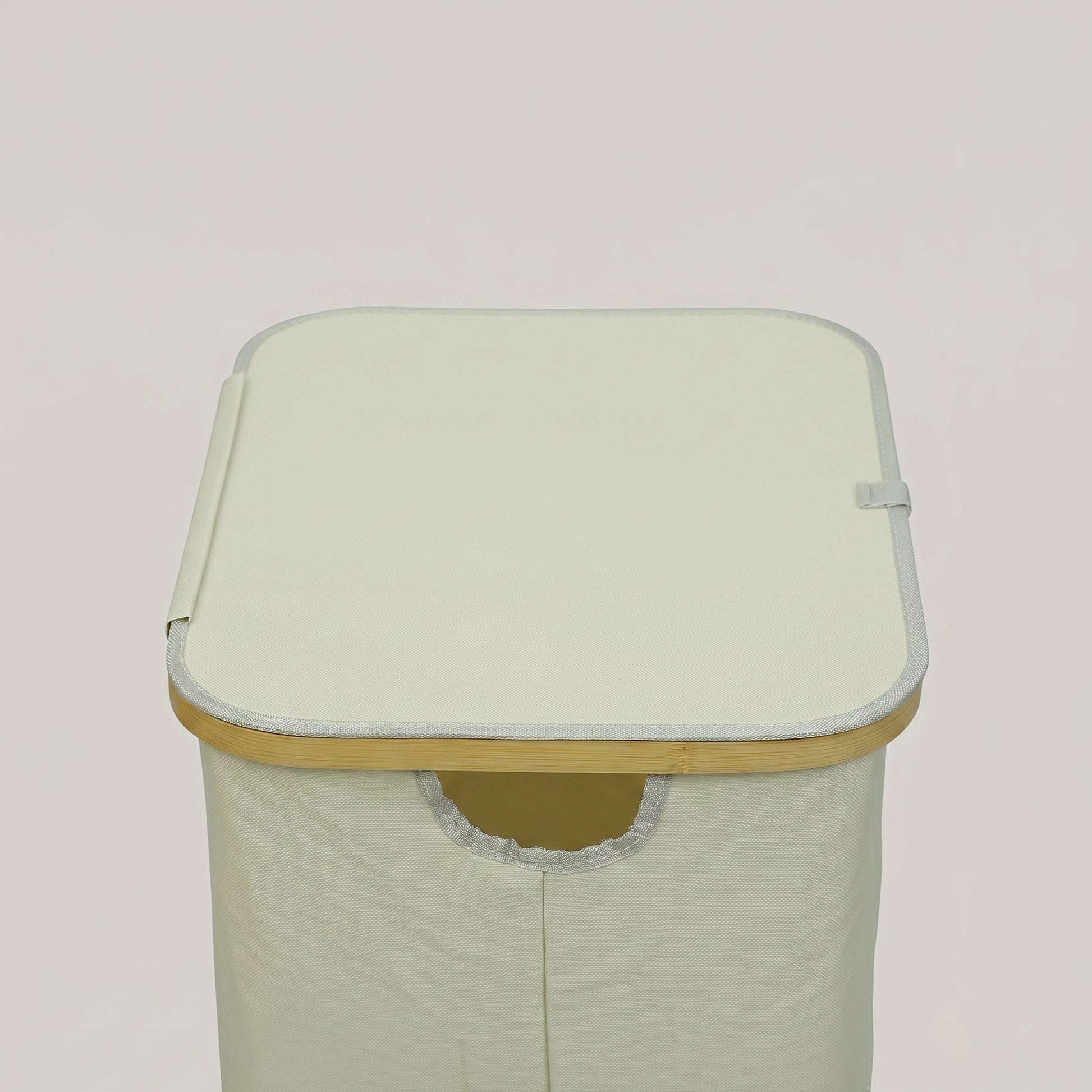 Plastic Laundry Basket With Lid By Zodiya-4