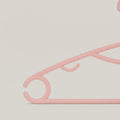 Peach Plastic Cloth Hanger Set Of 10 By Zodiya