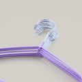 Purple Metal Cloth Hanger Set Of 10 By Zodiya