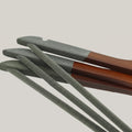 Grey Wooden Cloth Hanger Set Of 3 By Zodiya
