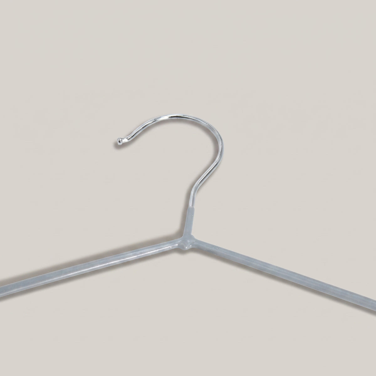 Grey Metal Clothes Hanger Set Of 5 By Zodiya