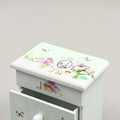 White Wooden Jewellery Organiser Box By Zodiya