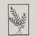 Metal Palm Leaf Wall Frame Decor by Zodiya