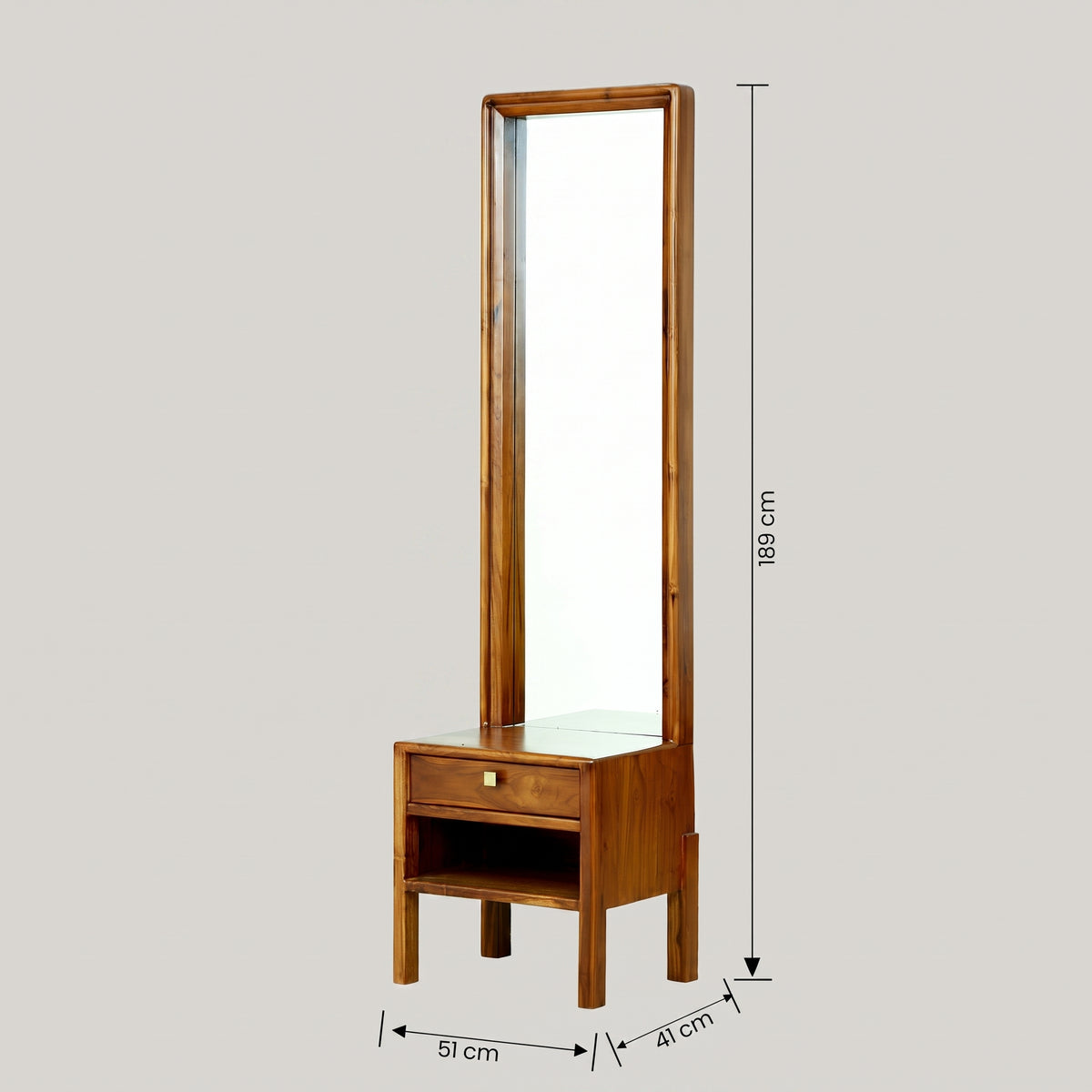 Teak Wooden Dressing Table by Zodiya