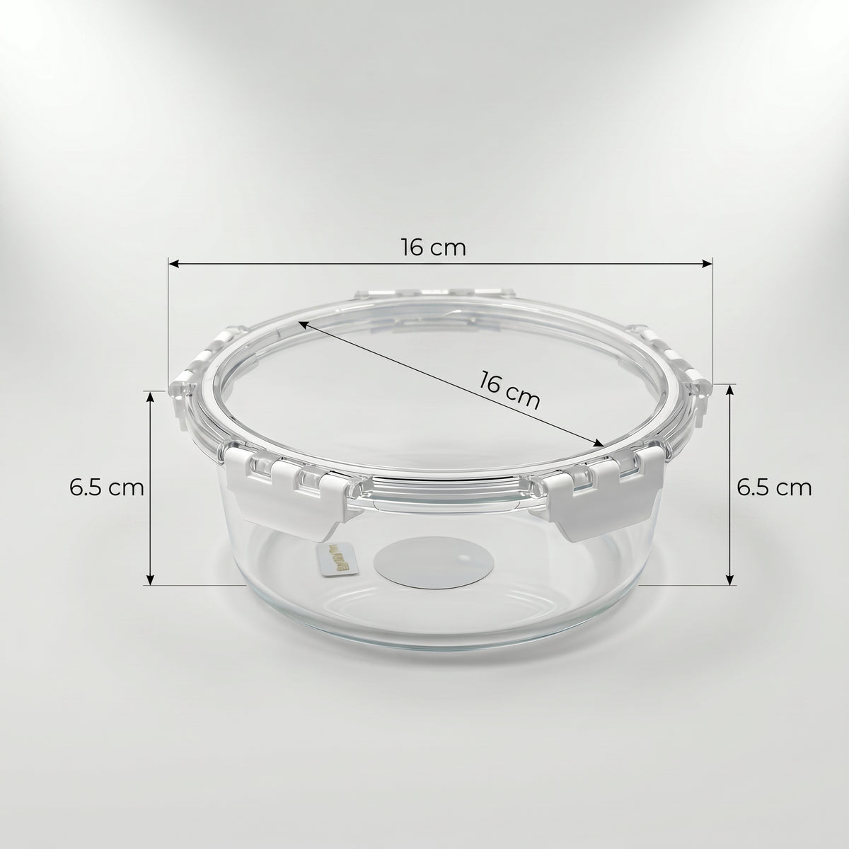 Glass Food Container Box (635 ml) By Zodiya