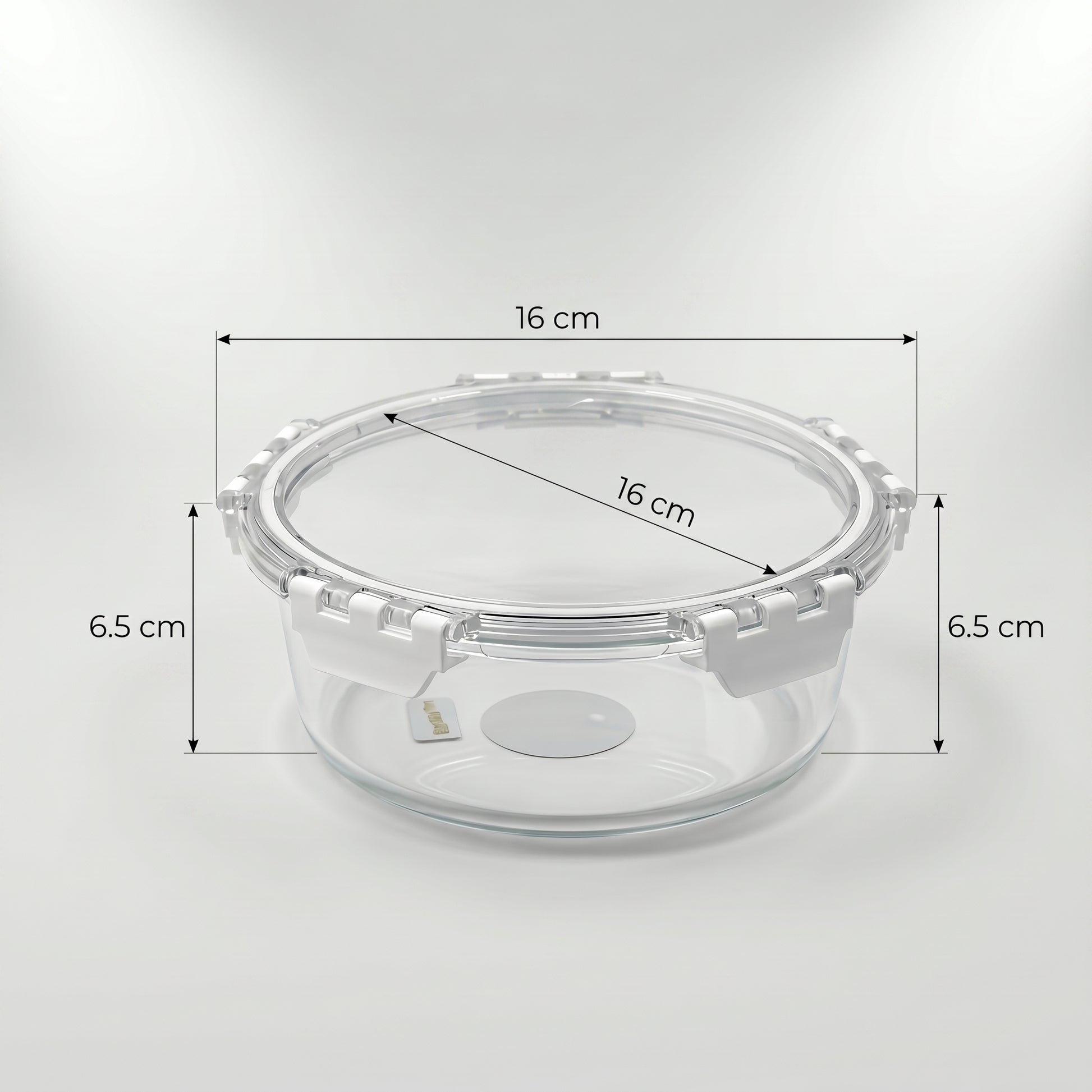 635 ml Glass Food Can By Zodiya-2