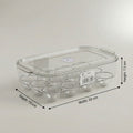 Clear Plastic Egg Storage Box with Lid by Zodiya