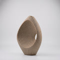 Beige Stone Ceramic Flower Vase By Zodiya