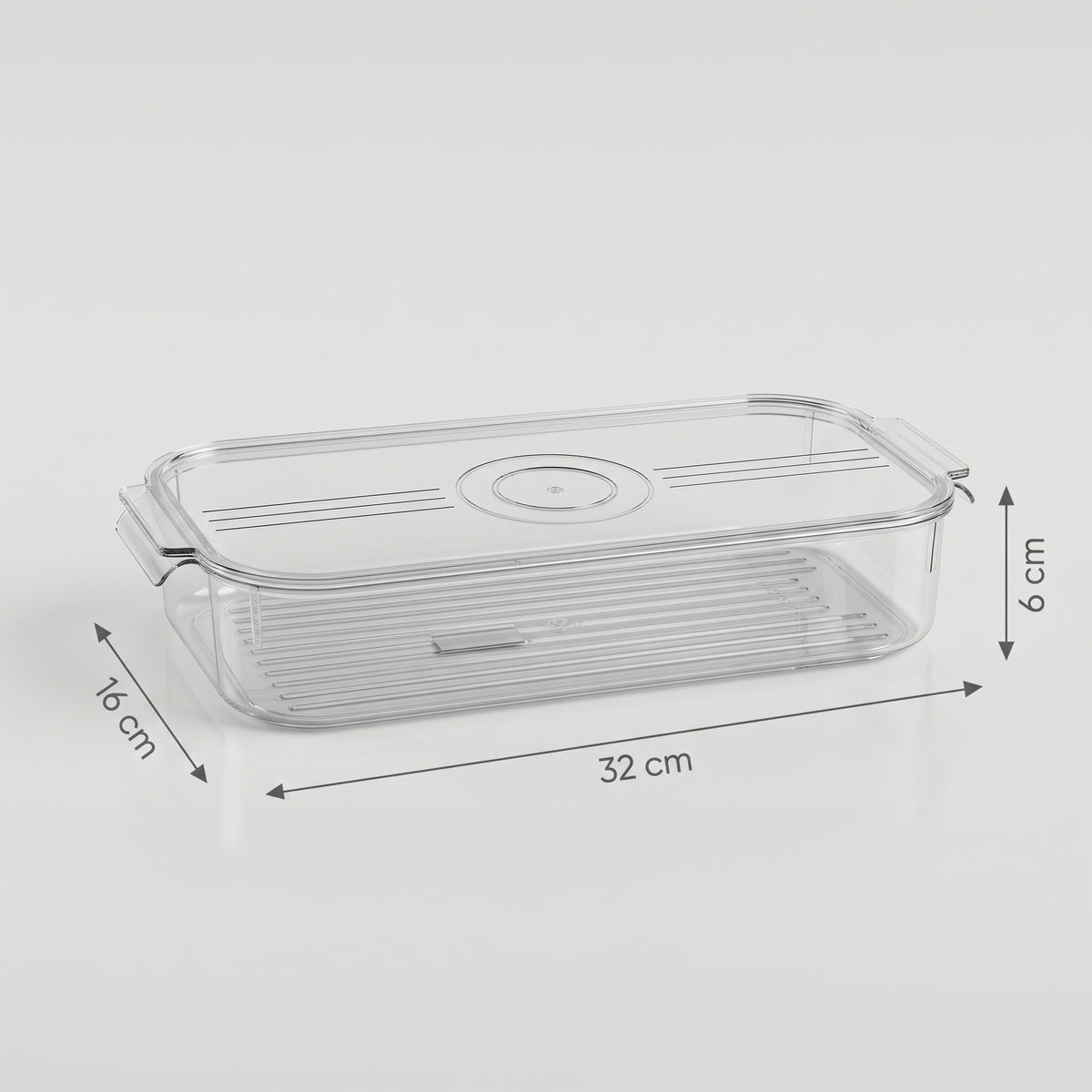 Refrigerator Storage Box With Lid By Zodiya